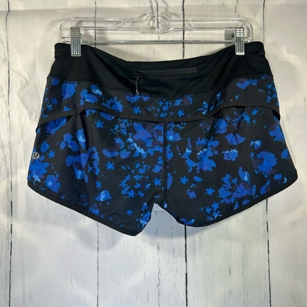 Lululemon Speed Up Shorts Womens Running Stretch Lined Black 2.5" Active Sz 8 - Picture 5 of 16